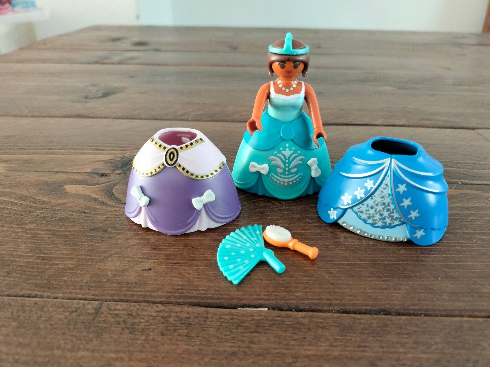 Playmobil prinses met 3 jurkjes, Ophalen of Verzenden, Zo goed als nieuw