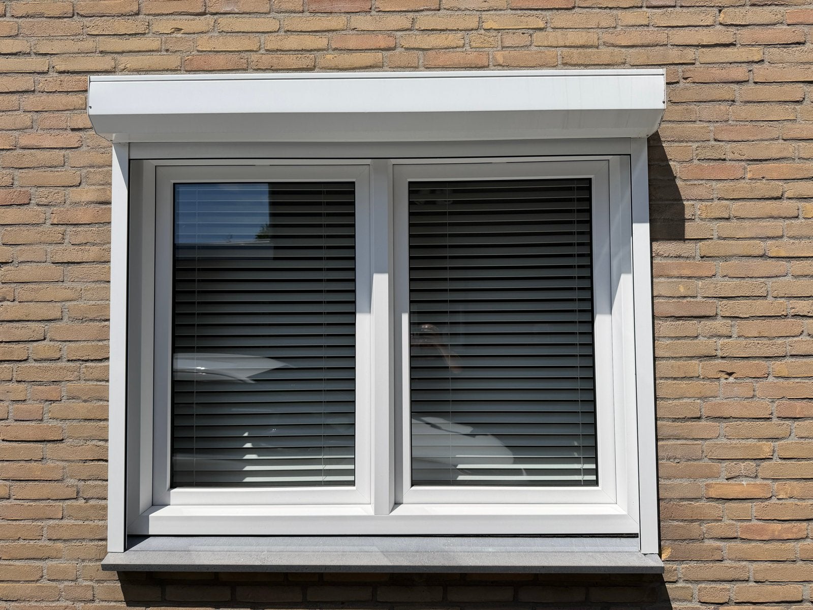5x kunsstof kozijnen + 1x glas in lood kozijn, Doe-het-zelf en Verbouw, Kozijnen en Schuifpuien, Ophalen, Kunststof, Gebruikt