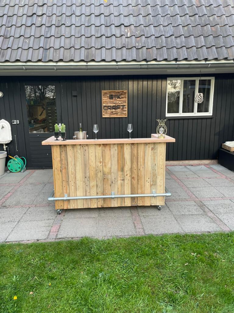 Cocktail bar op wielen, Huis en Inrichting, Barren, Ophalen, Nieuw
