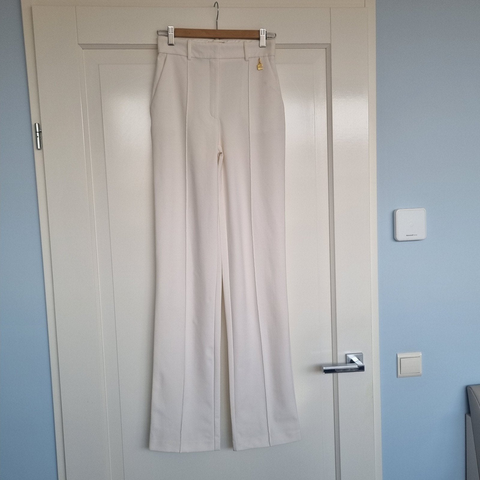 Elisabetta Franchi pantalon, mt IT40, Kleding | Dames, Ophalen of Verzenden, Zo goed als nieuw, Zwart, Lang
