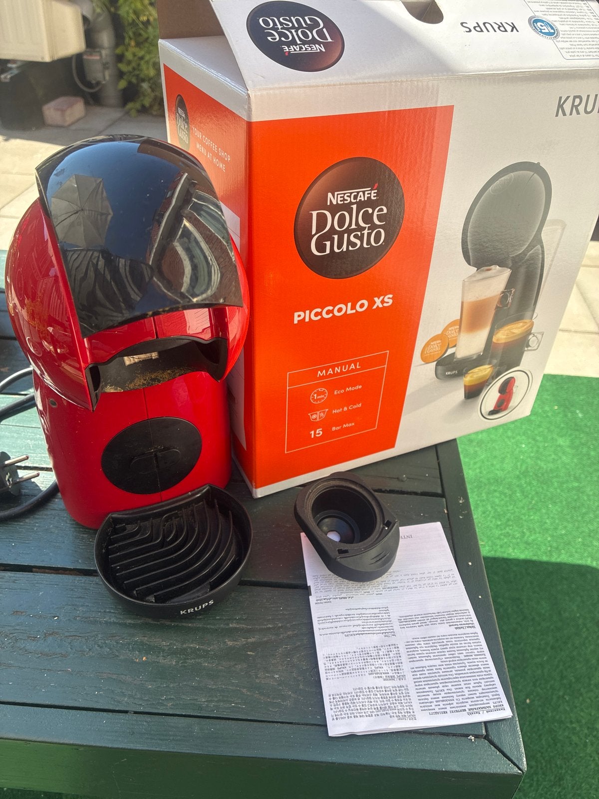 Nescafé Dolce Gusto Piccolo XS Koffieapparaat Rood, Koffiemachine, Ophalen of Verzenden, Zo goed als nieuw, 1 kopje