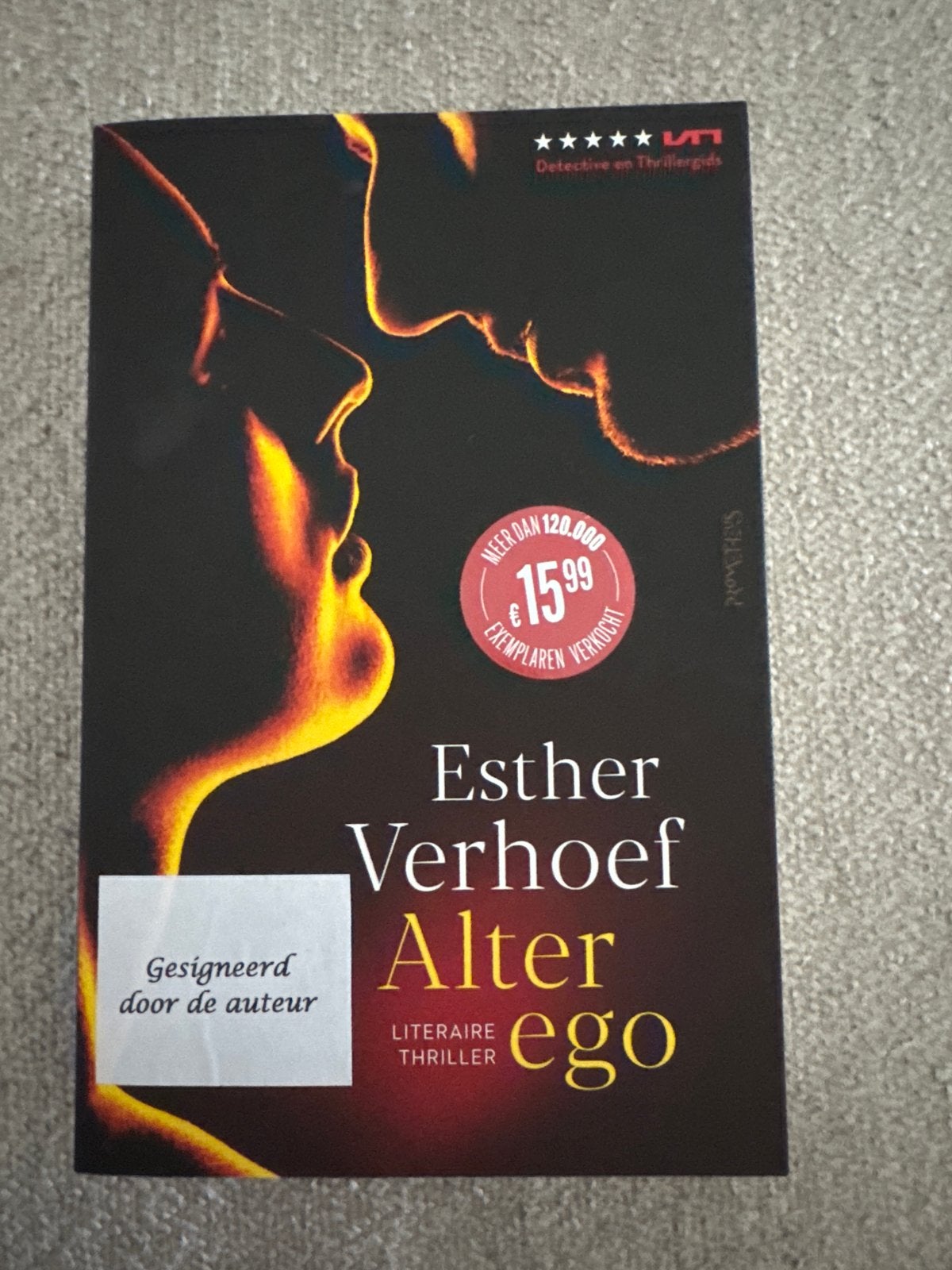 Esther Verhoef - Alter Ego (Gesigneerd), Ophalen of Verzenden, Zo goed als nieuw, Nederland