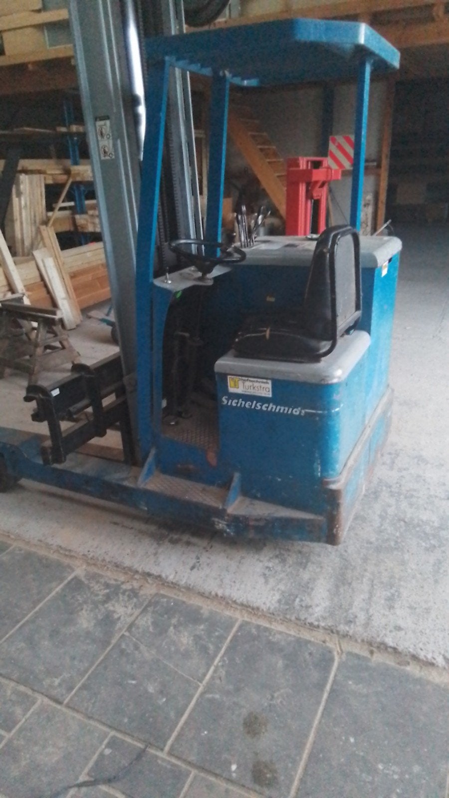 heftruck 4weg reachtruck sichelschmidt m930 1989 opknapper, 1000 tot 2000 kg, Ophalen, Heftruck, Sichelschmidt m930