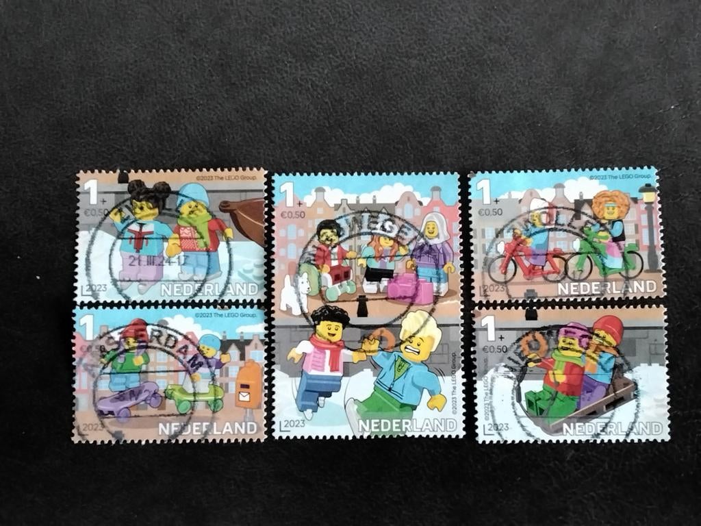 Nederland serie Kinderpostzegels 2023 gestempeld, Postzegels en Munten, Verzenden, Na 1940, Gestempeld