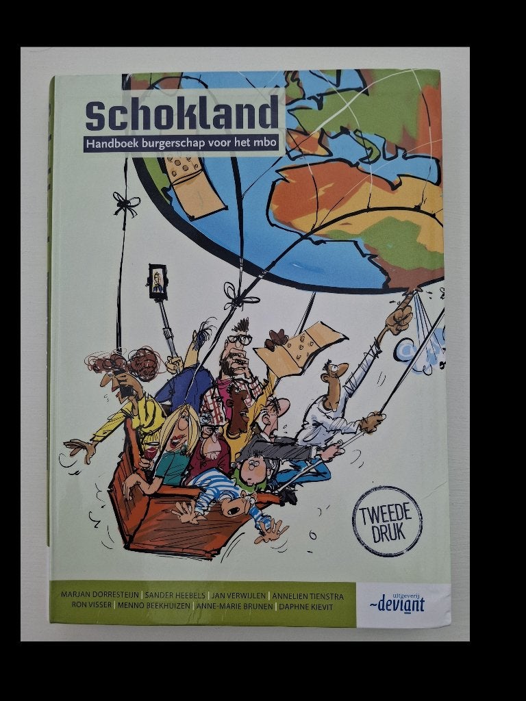 Handboek burgerschap Schokland ~ mbo 2, 3 en 4, Ophalen of Verzenden, Zo goed als nieuw, Overige niveaus, Maatschappijleer