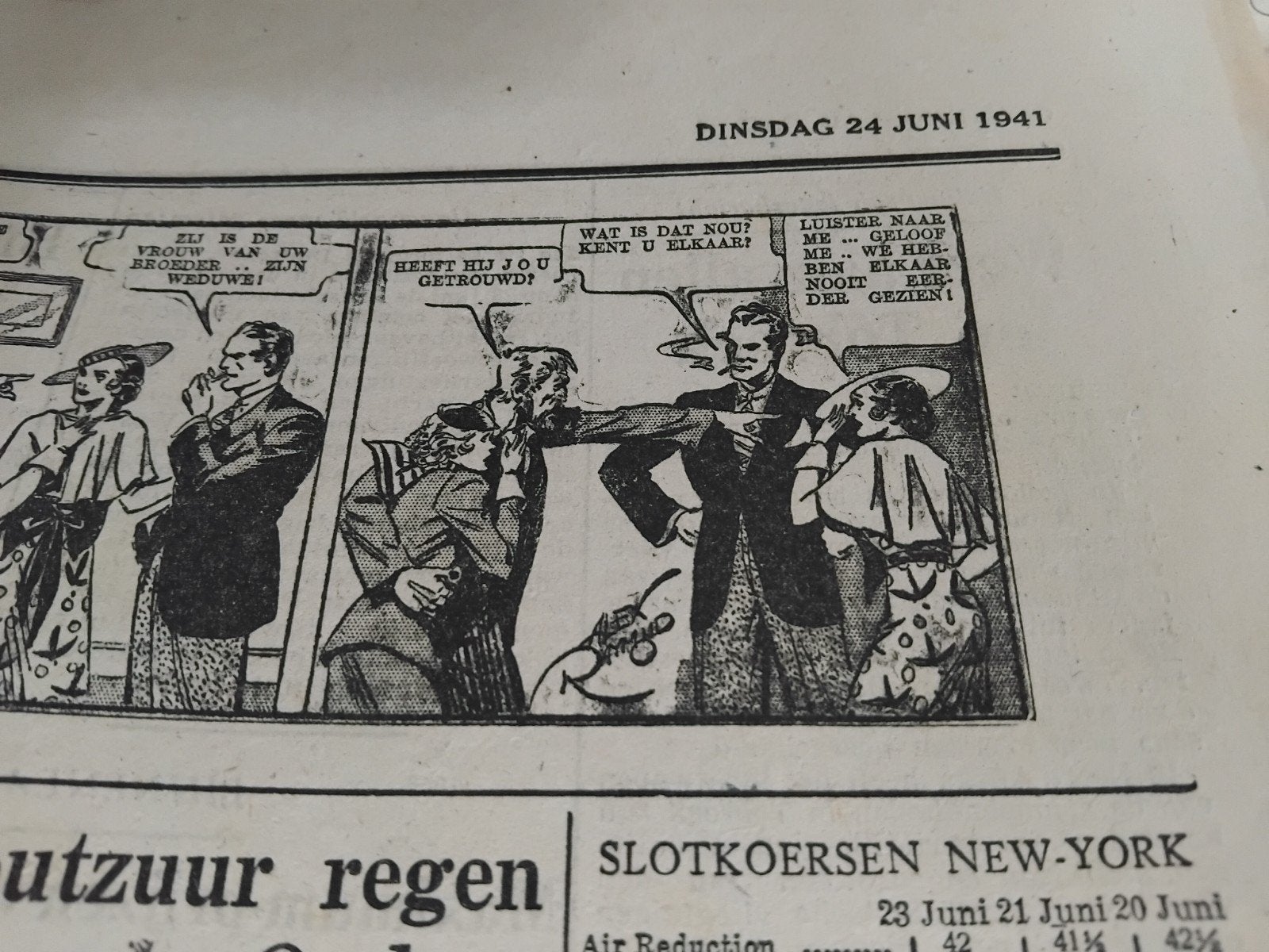 25x Kranten strip, Ophalen of Verzenden, 1940 tot 1960, Krant