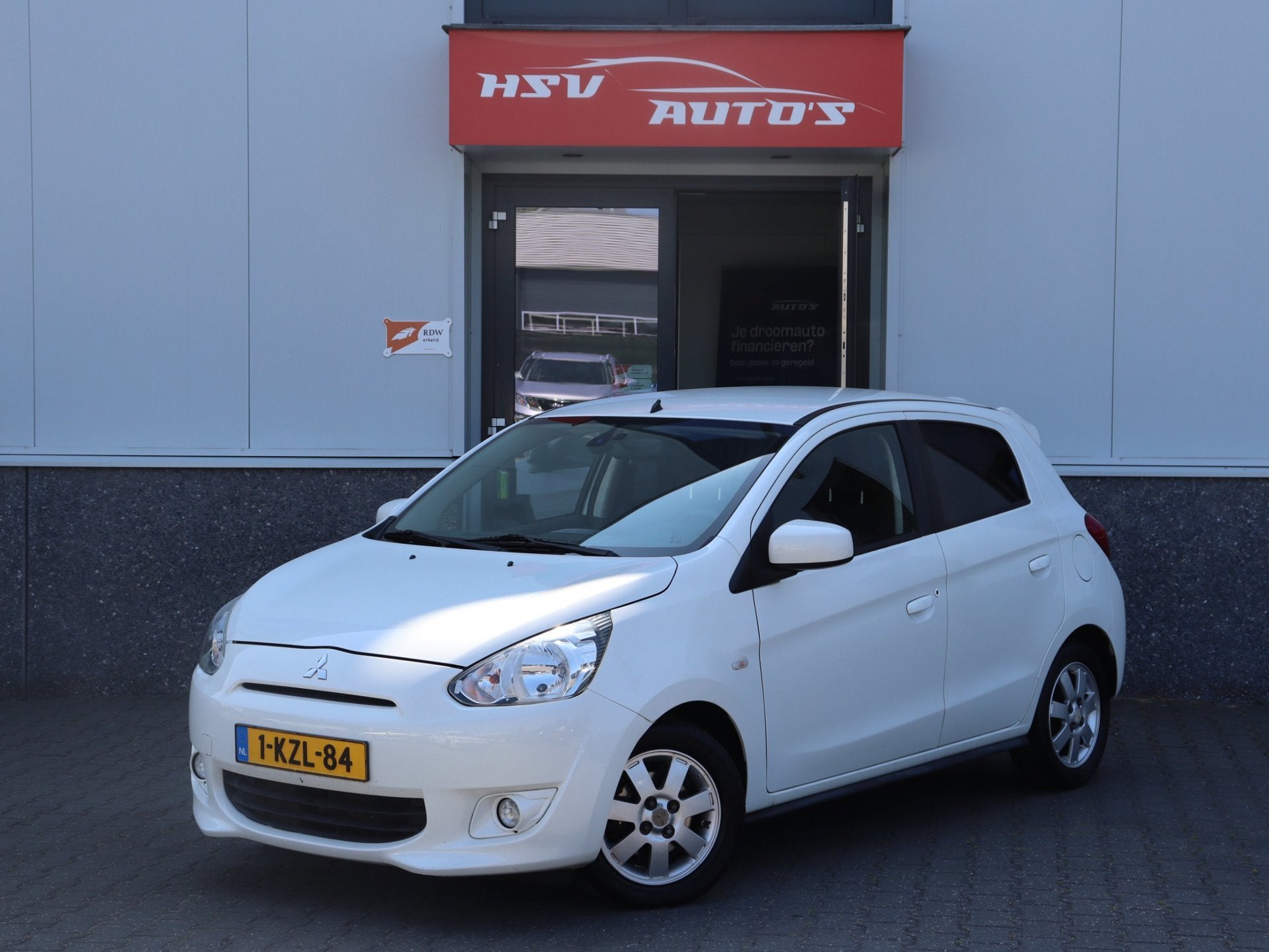 Mitsubishi Space Star 1.0 Intense airco LM 4-deurs org NL, Voorwielaandrijving, Euro 5, Gebruikt, Wit