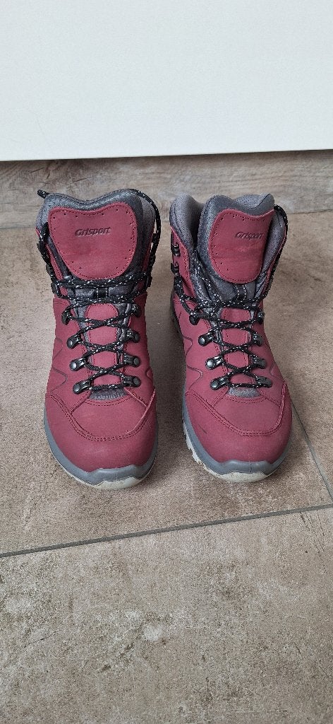 Grisport Boston Mid Wandelschoenen Dames - Burgundy, Ophalen, Zo goed als nieuw, Schoenen
