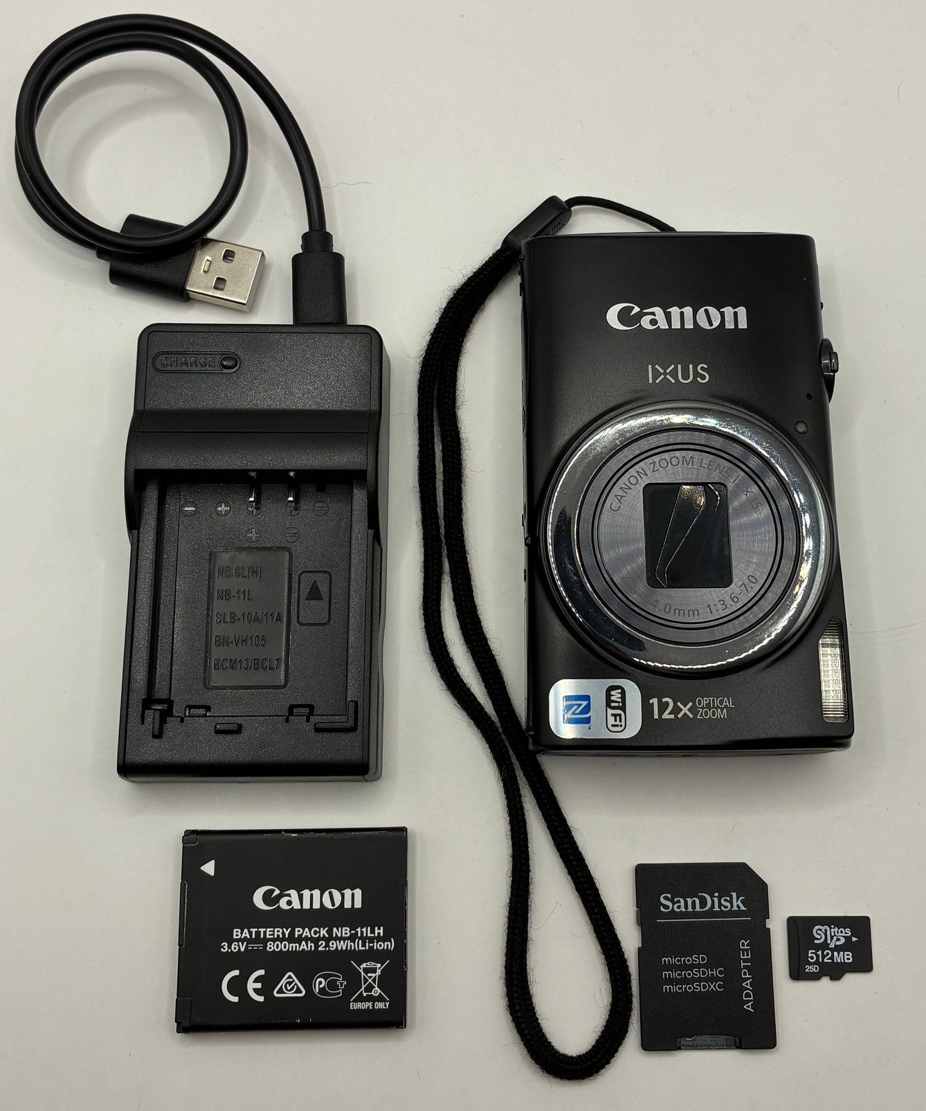 Canon IXUS 265 HS - compact camera, Ophalen of Verzenden, Zo goed als nieuw, Canon, 8 keer of meer