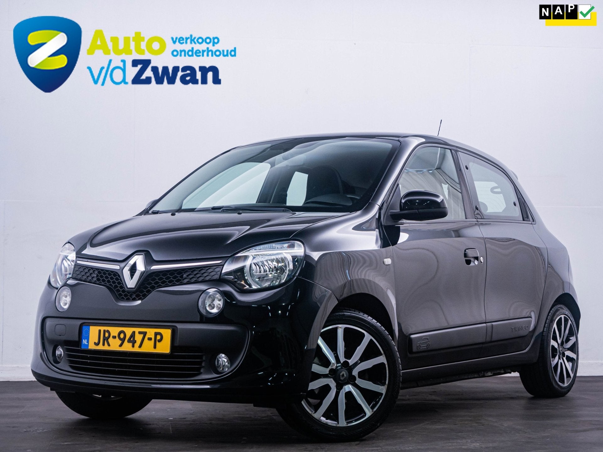 Renault Twingo 0.9 TCe Expression 'Automaat' Cruise|PDC|Nav!, Auto's, 898 cc, Euro 6, 4 stoelen, Zwart