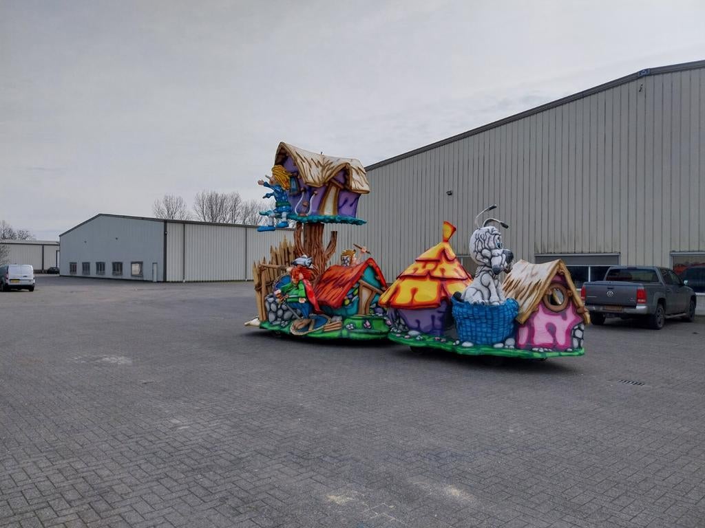Carnavalswagen Asterix en Obelix, Ophalen of Verzenden, Versiering