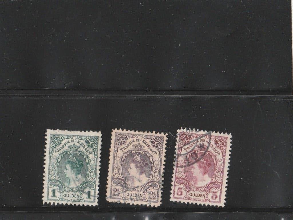 NO 20 Nederland 3 zegels, Ophalen of Verzenden, Gestempeld
