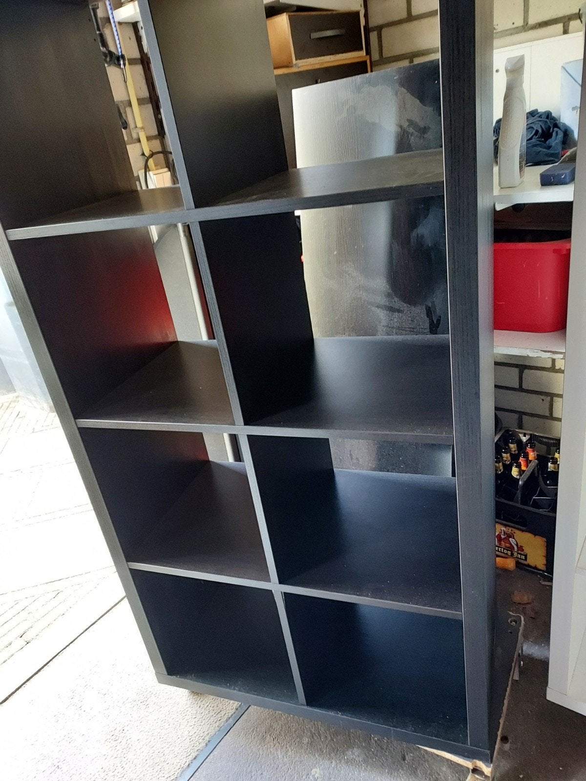 ïkea kallax expedit vakkenkast kast wandmeubel roomdivider, Ophalen, Overige materialen, Gebruikt, 100 tot 150 cm