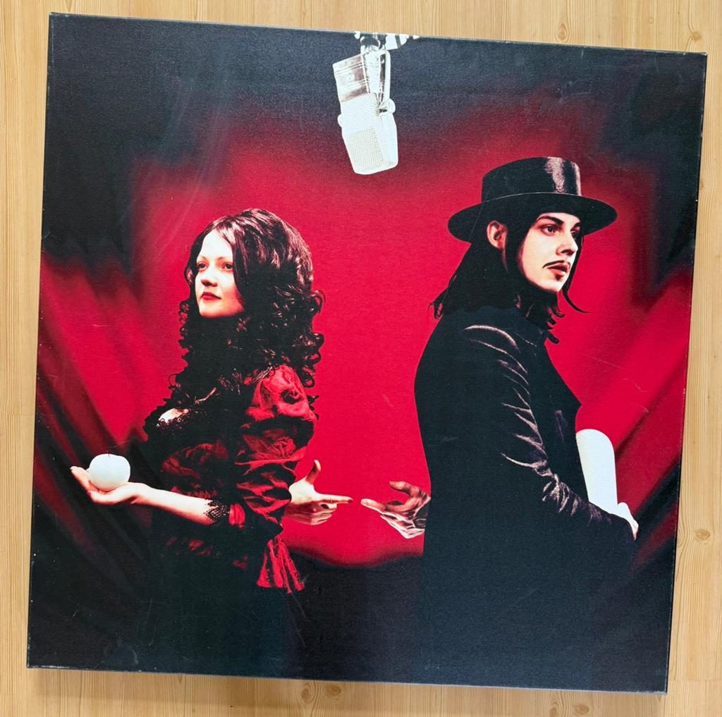 The White Stripes – Get Behind Me Satan op canvas, Antiek en Kunst, Ophalen of Verzenden