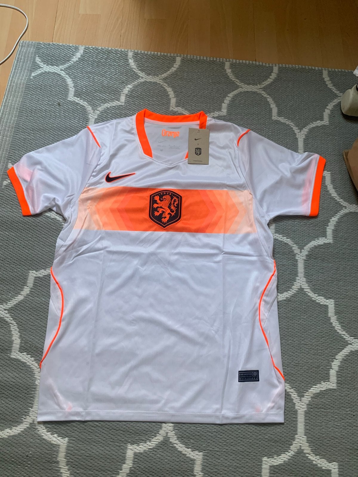 Nederlands Elftal Uitshirt - Nieuw  met labels, Ophalen of Verzenden, Nieuw, Maat 48/50 (M), Wit