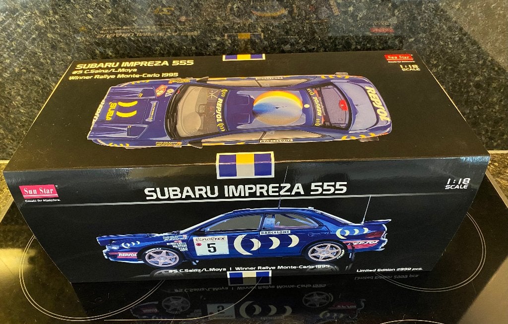 Subaru impreza 555 night, Ophalen of Verzenden, Zo goed als nieuw, Sun Star