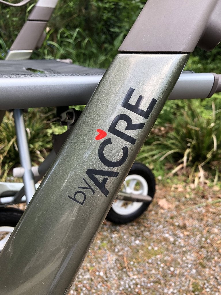 By Acre Carbon Overland rollator, Ophalen, Opvouwbaar, Zo goed als nieuw