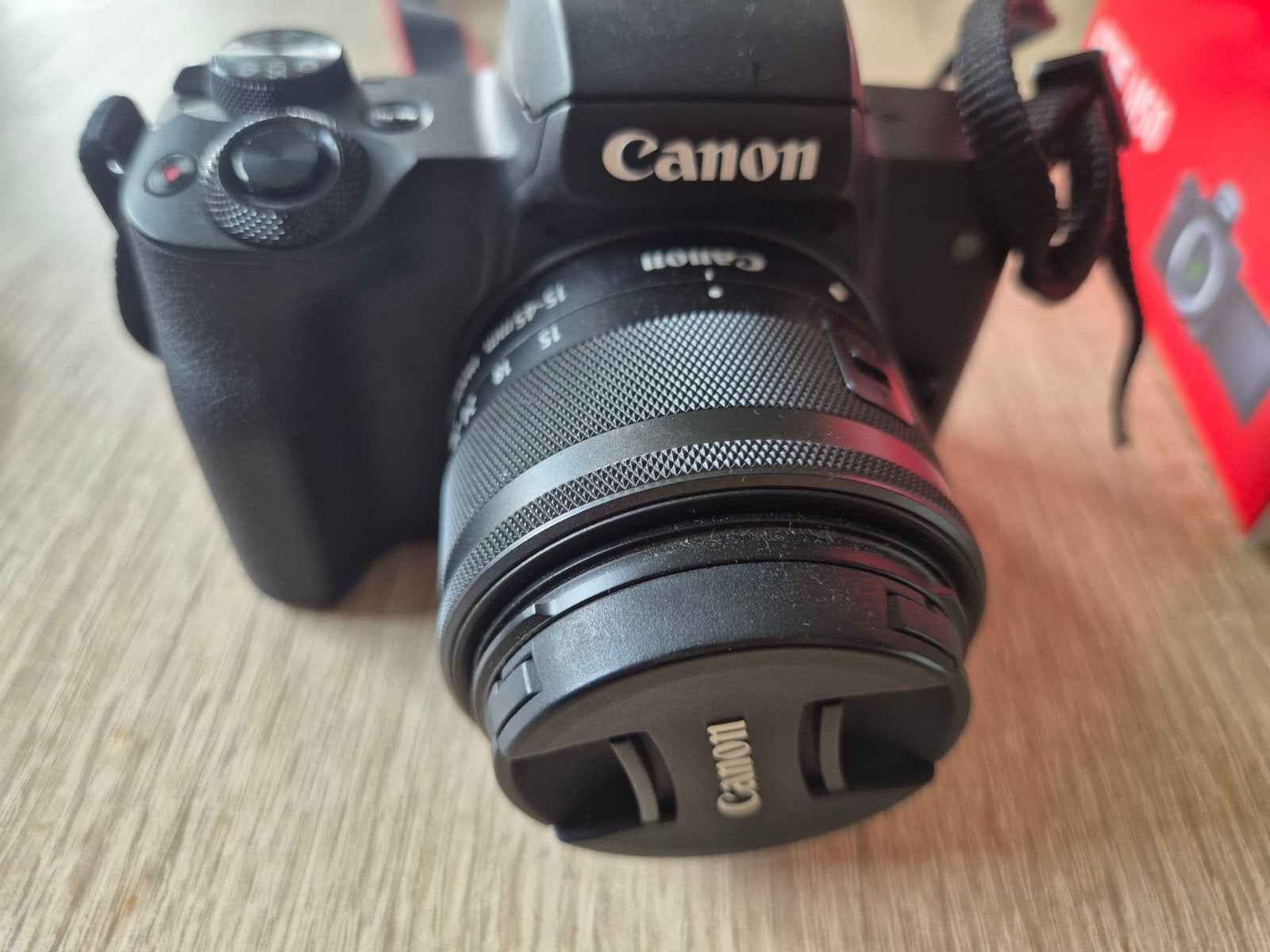 Canon EOS M50 Mark II systeemcamera met 15-45mm lens, Audio, Tv en Foto, Fotocamera's Digitaal, Ophalen of Verzenden, Zo goed als nieuw