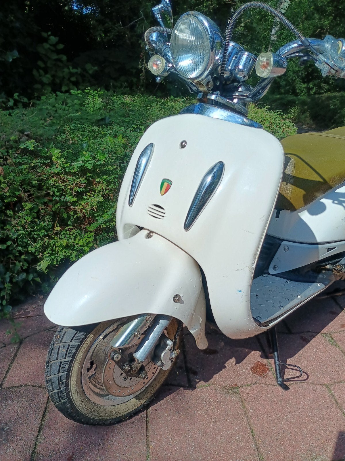 Modena DLS 2 Scooter - Wit, Ophalen, Gebruikt, Benzine, Overige merken