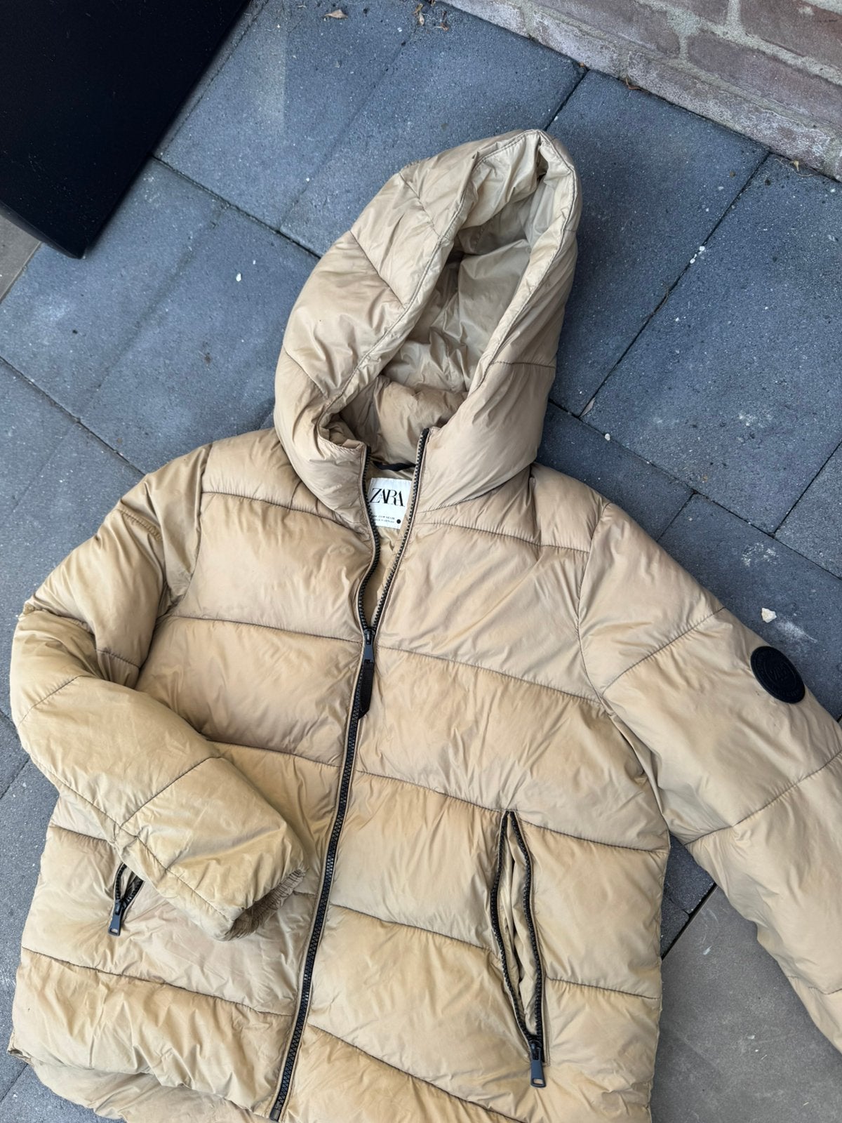 Zara winterjas maat M, Kleding | Heren, Jassen | Winter, Ophalen, Zo goed als nieuw