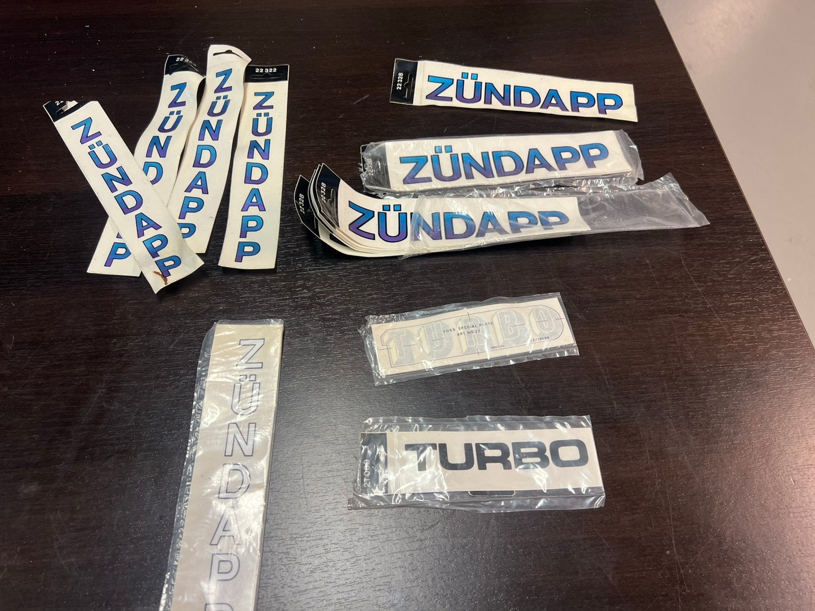 Partij oude zundapp stickers, Ophalen of Verzenden, Nieuw, Overige typen