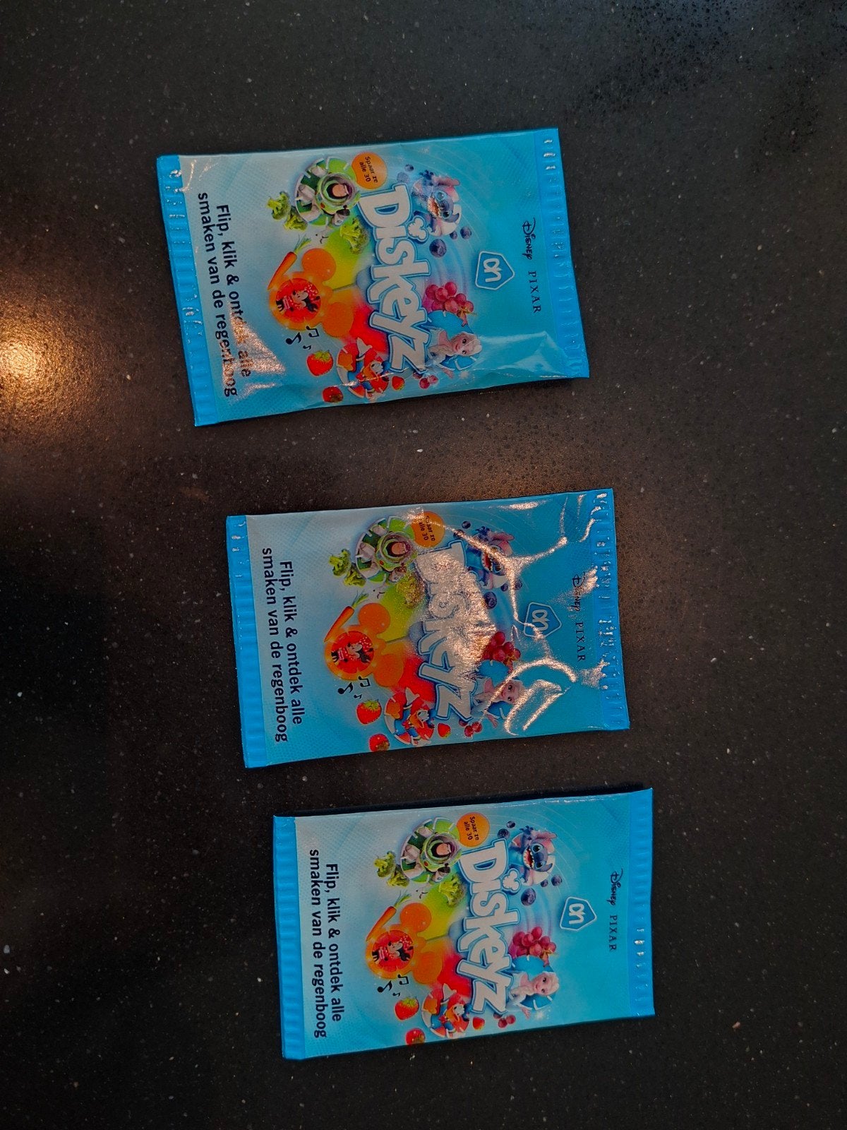 3 zakjes Disney Pixar Diskeyz - Gratis ophalen, Albert Heijn, Ophalen