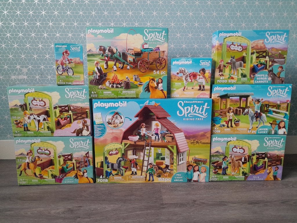 Playmobil Spirit – Grote complete verzameling 9 sets, Complete set, Overige typen, Ophalen of Verzenden, Zo goed als nieuw