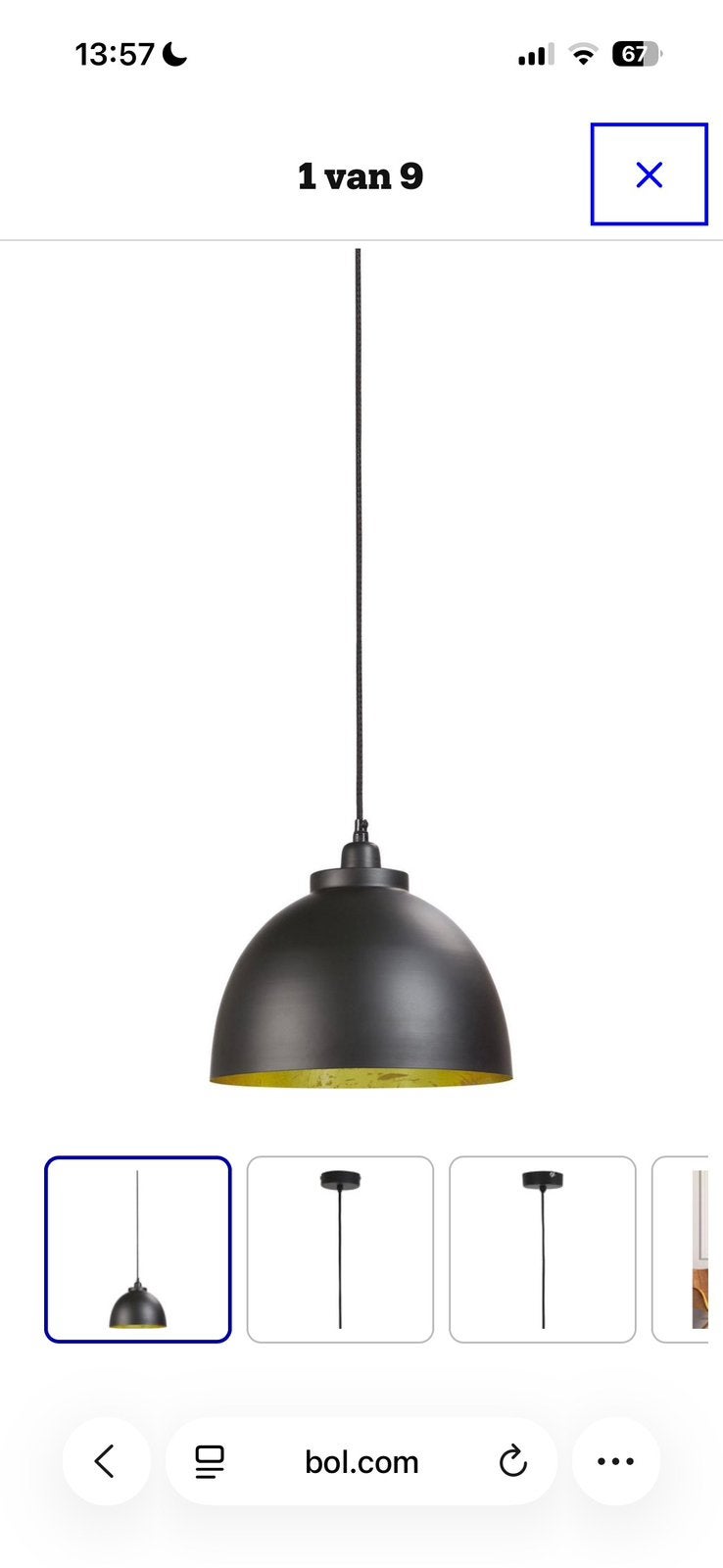 Light & Living hanglamp Kylie 2 stuks, Huis en Inrichting, Lampen | Hanglampen, Ophalen of Verzenden, Zo goed als nieuw