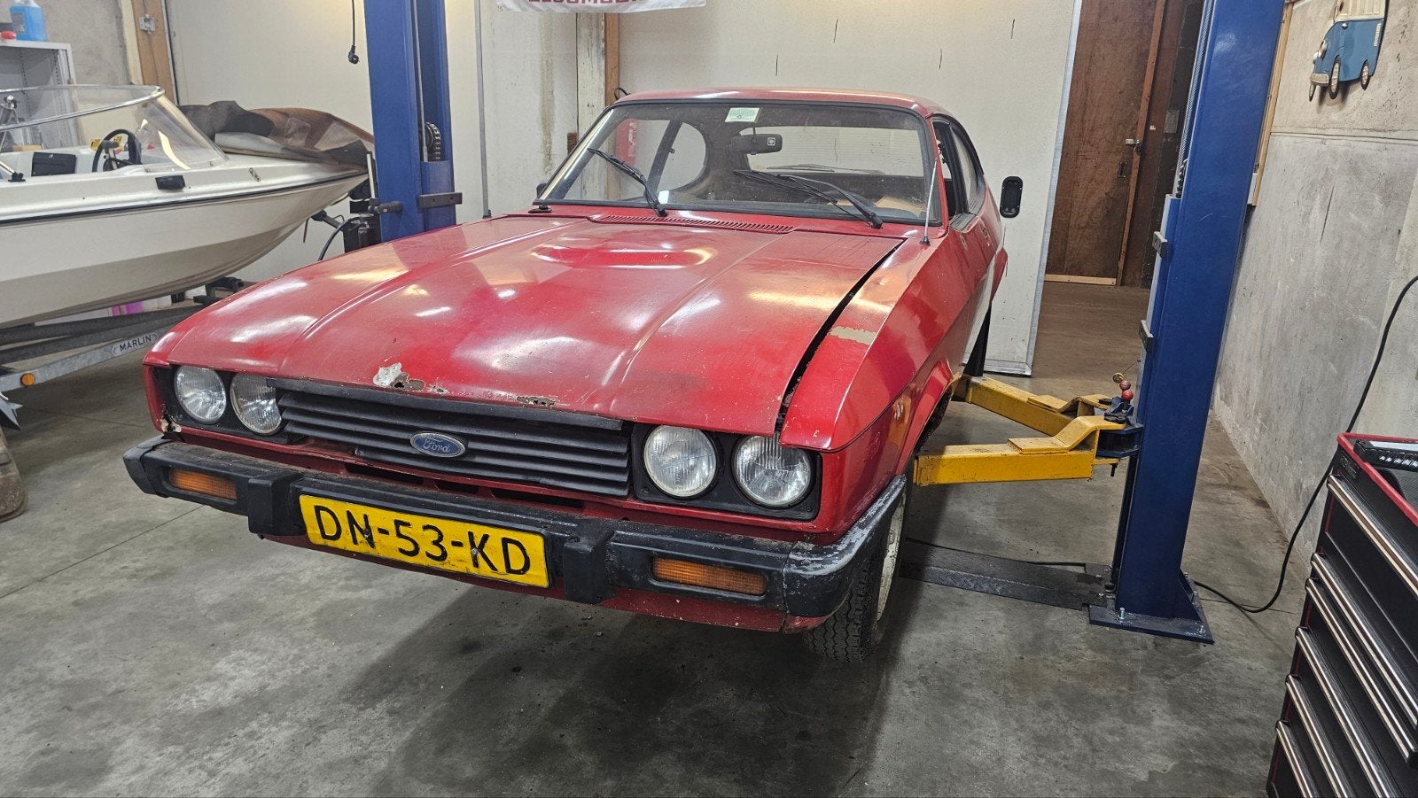 ford capri 2.0S v6, Auto's, Achterwielaandrijving, Handgeschakeld, 90 pk, 6 cilinders
