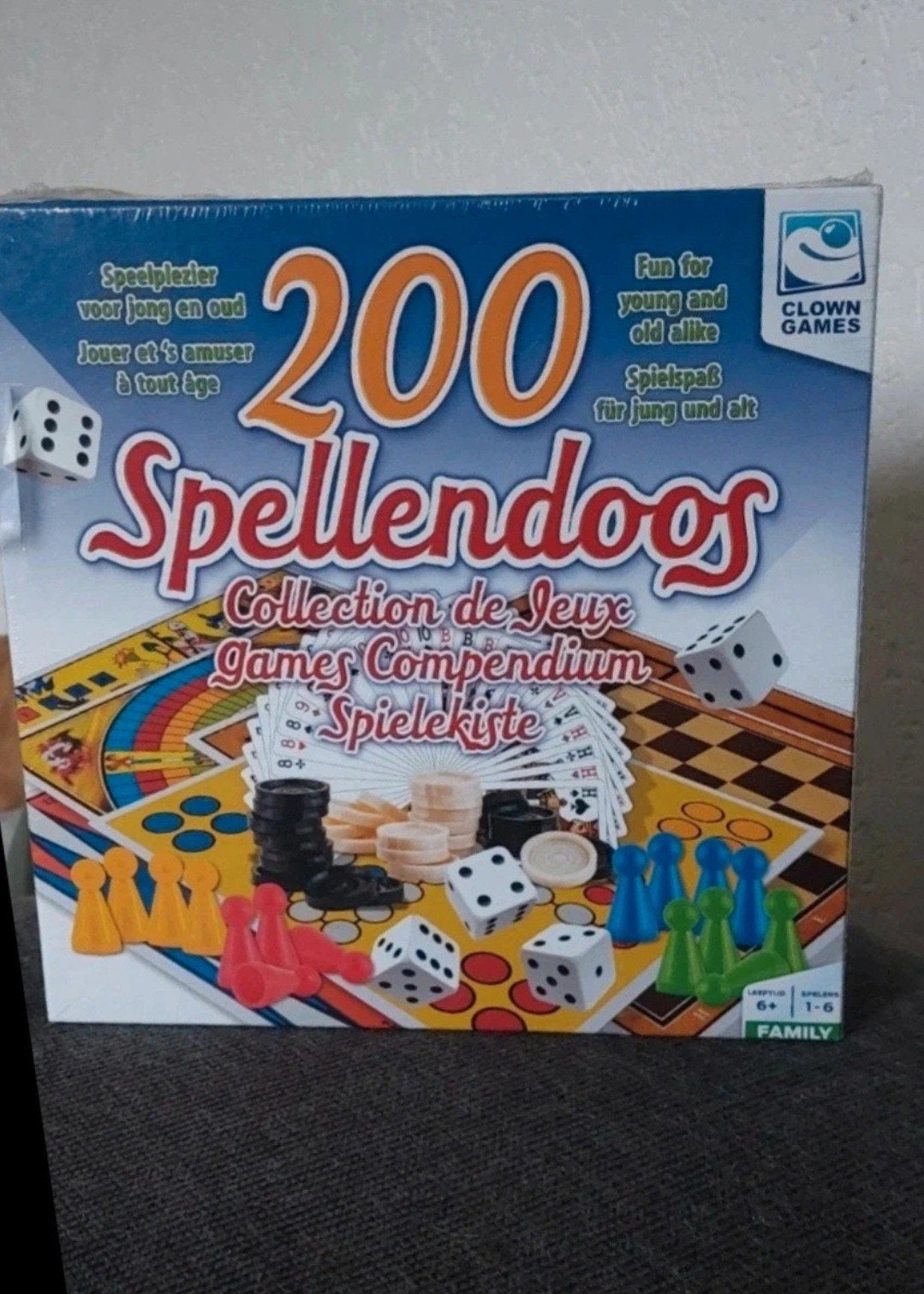 200 spellendoos, Verzenden