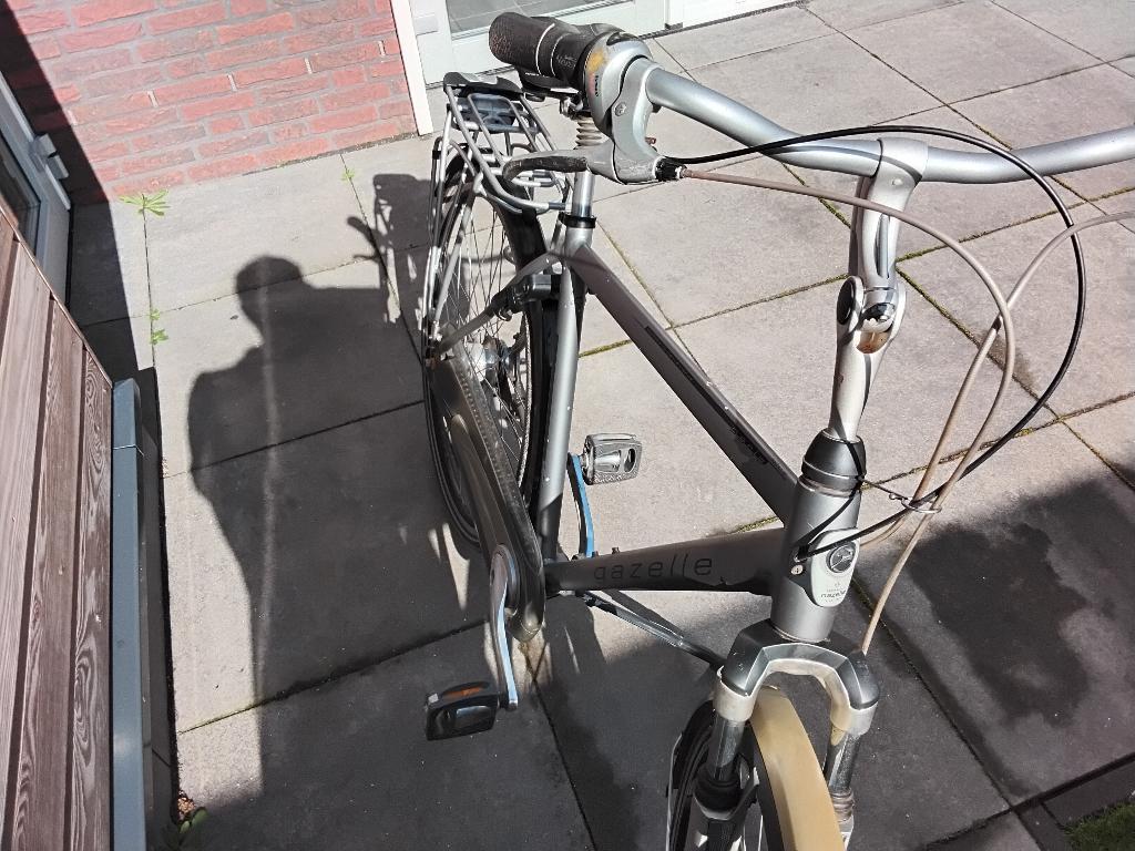 Heren  Fiets gazelle, Fietsen en Brommers, Versnellingen, Ophalen of Verzenden, Gazelle, Trommelrem