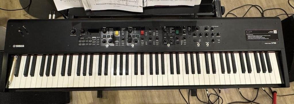 Yamaha CP88 Stage Piano - Professionele Digitale Piano, Muziek en Instrumenten, Piano's, Ophalen, Zwart, Digitaal, Zo goed als nieuw