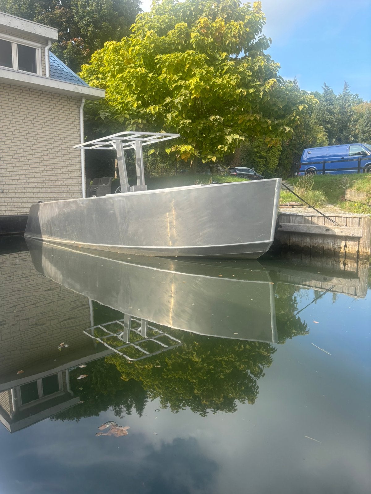 7M LUXE ALUMINIUM SLOEP – BIJNA NIEUW – VOLVO PENTA D3, Ophalen, Aluminium, Diesel