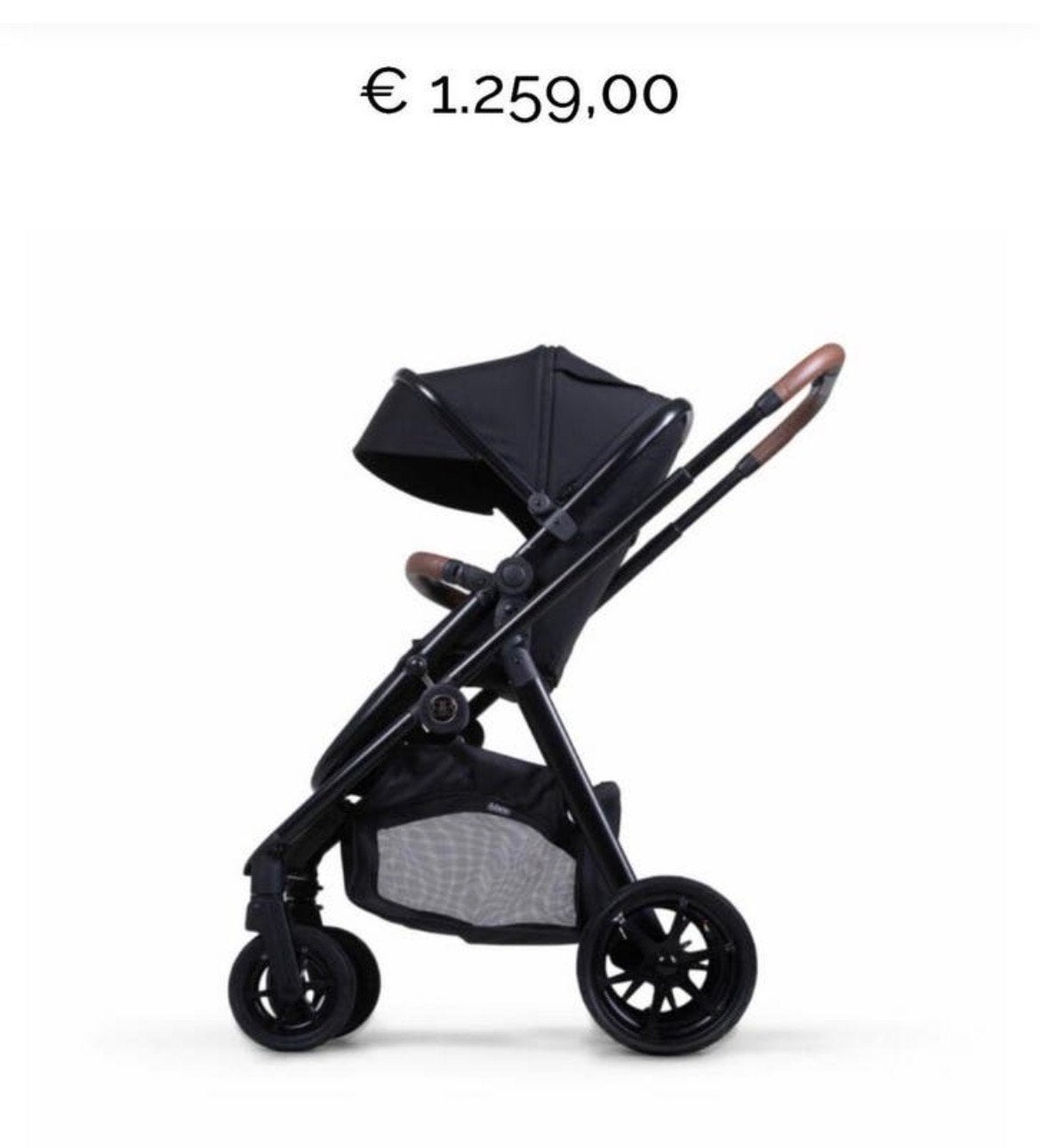 Bee Pram Deluxe Kinderwagen, Luchtbanden, Zo goed als nieuw, Ophalen, Kinderwagen