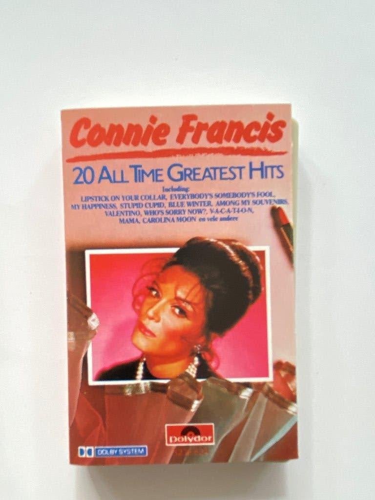 Connie Francis - 20 All Time Greatest Hits Cassette, Cd's en Dvd's, Gebruikt, 1 bandje, Ophalen of Verzenden, Origineel