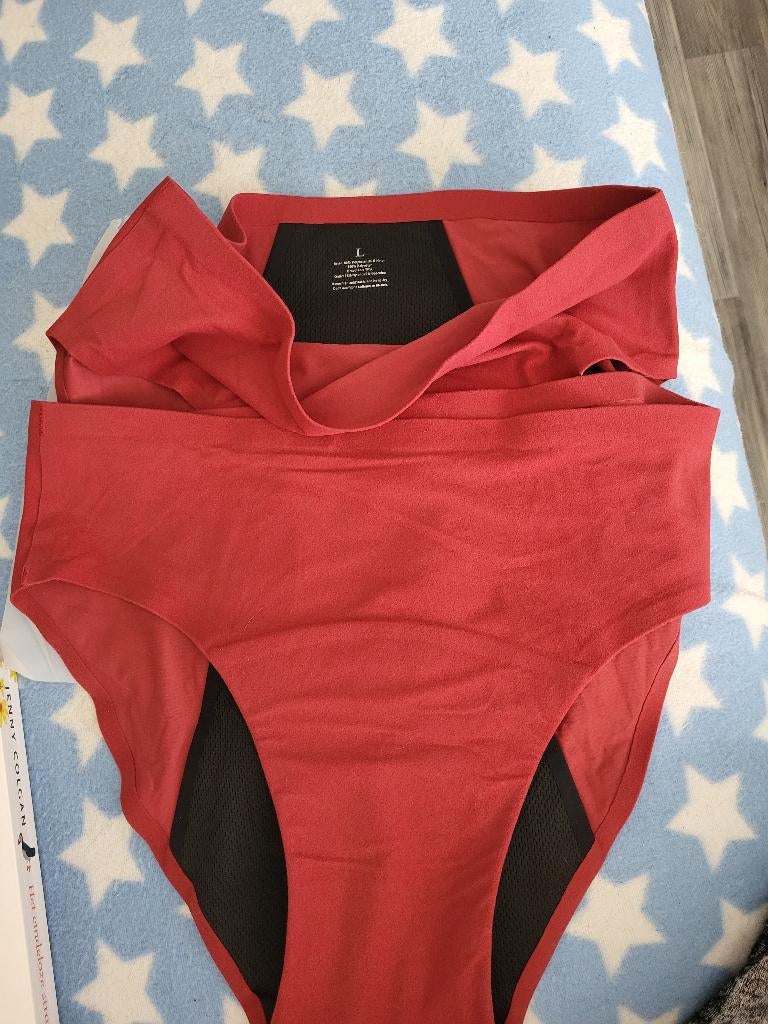 Luna menstruatie ondergoed, Ophalen of Verzenden, Rood, Slip