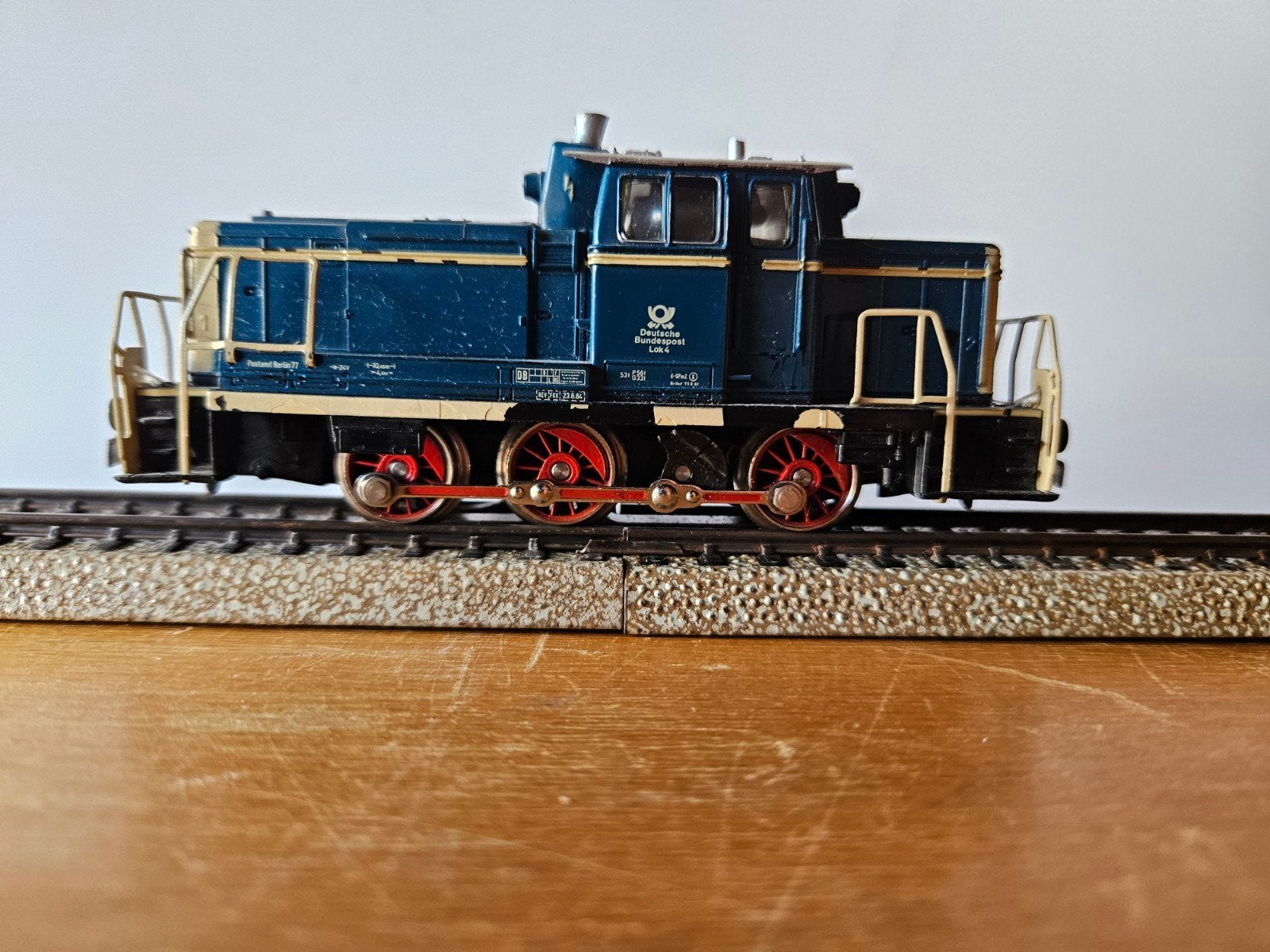 Märklin Locomotief - Deutsche Bundespost - Blauw, Wisselstroom, Gebruikt, Locomotief, Ophalen of Verzenden