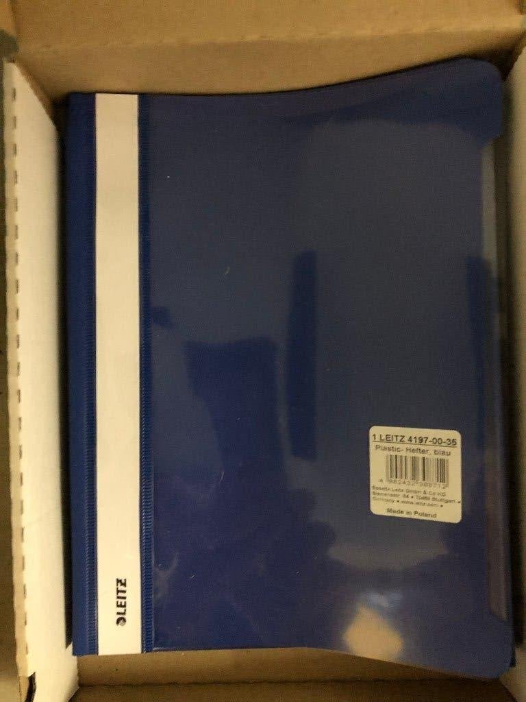Snelhechter Leitz standaard A5 PVC blauw, Diversen, Ophalen of Verzenden, Nieuw