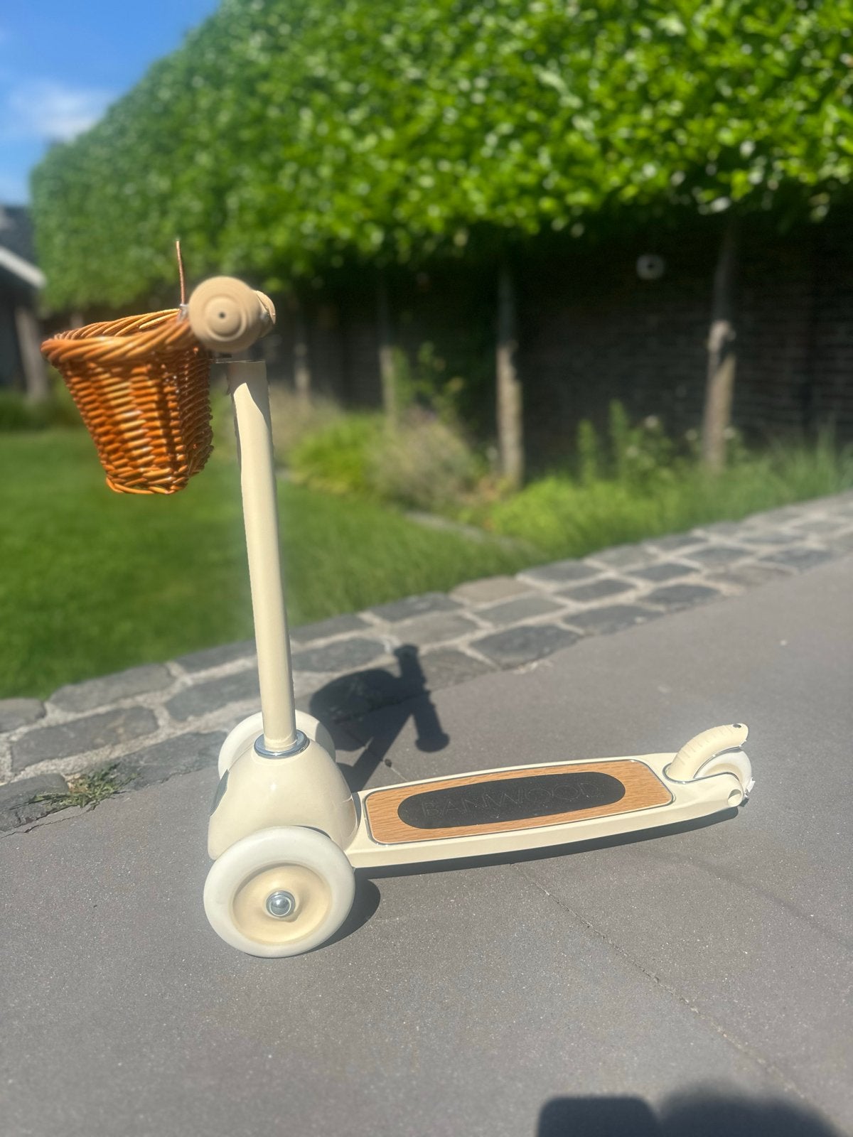 Nieuwe Banwood Kinderstep - Crème met Mandje, Ophalen, Nieuw, Gewone step