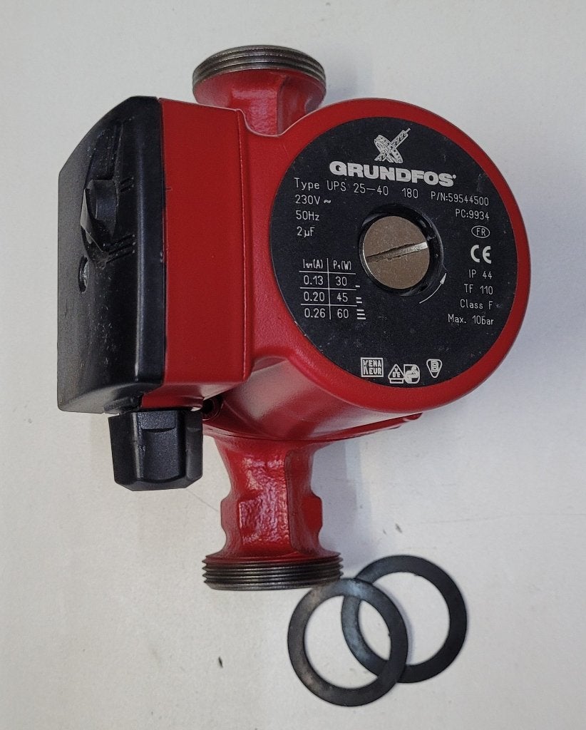 Grundfos pomp UPS 25-40-180, Gebruikt, Minder dan 30 cm, Overige typen, Minder dan 60 cm