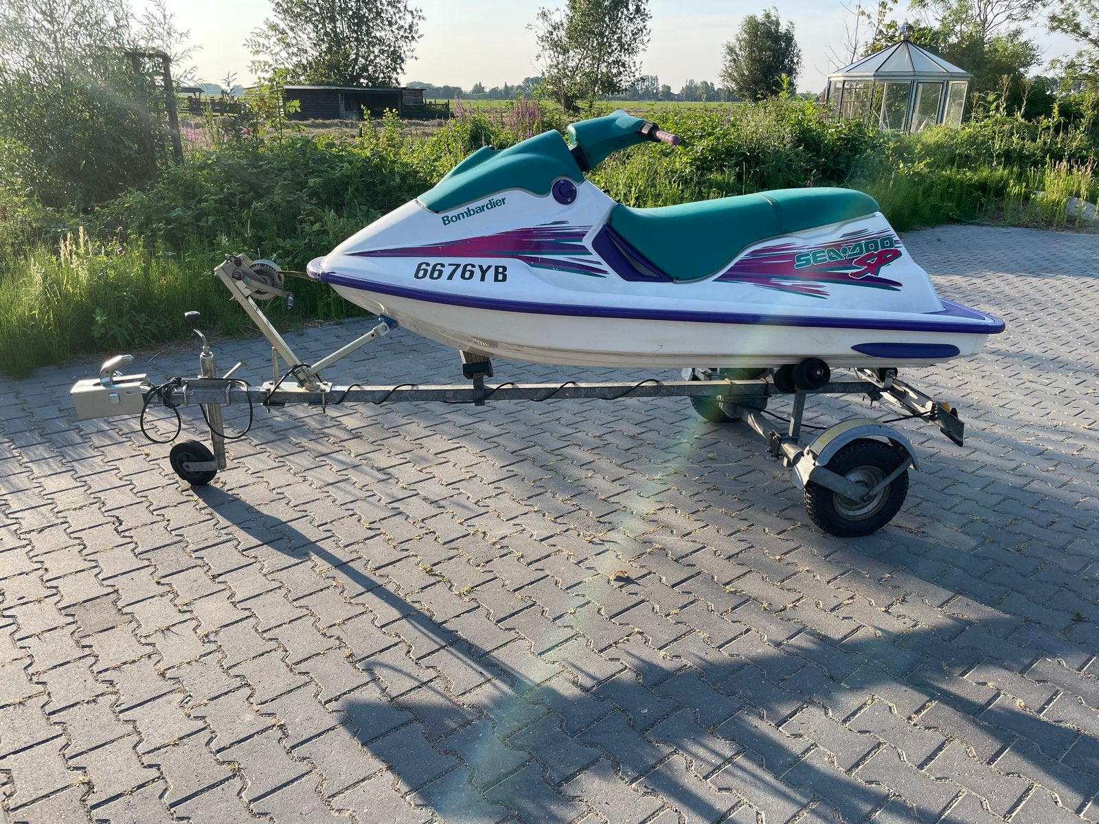 Seadoo SP 1995 met Rotax motor en trailer, Ophalen, Gebruikt, Benzine, 70 tot 120 pk