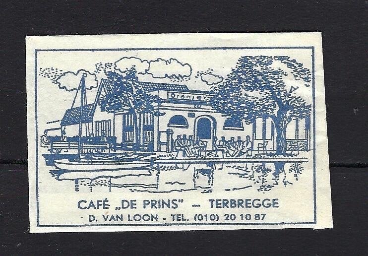 1163 Terbregge cafe DE PRINS, Ophalen of Verzenden, Nederland