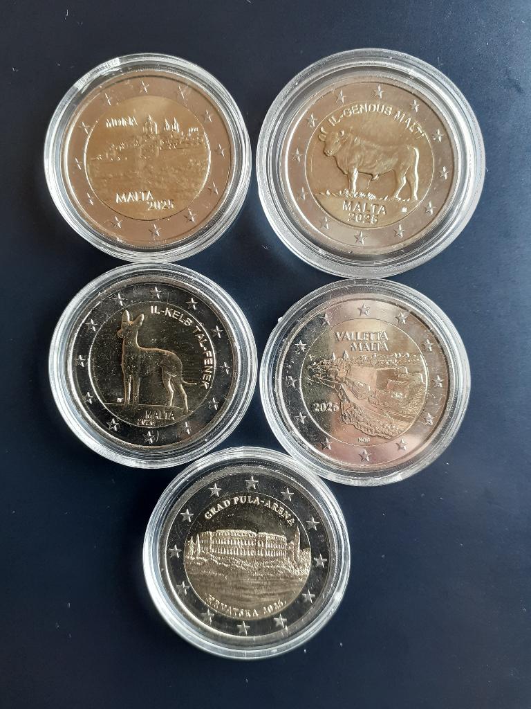 2 euro munten, Verzenden, Overige landen, 2 euro, Losse munt