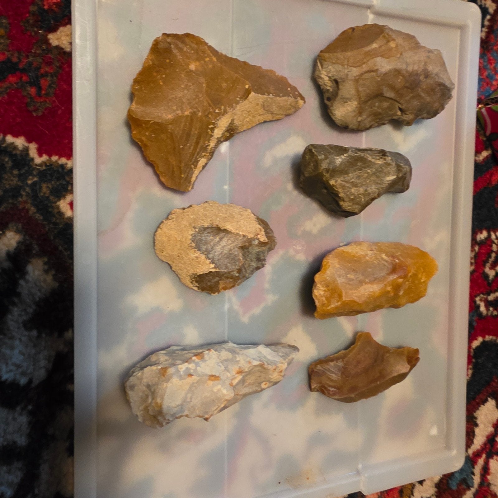 Neanderthaler Werktuigen XL - Toonsoort Vuursteen Collectie, Ophalen of Verzenden, Overige typen