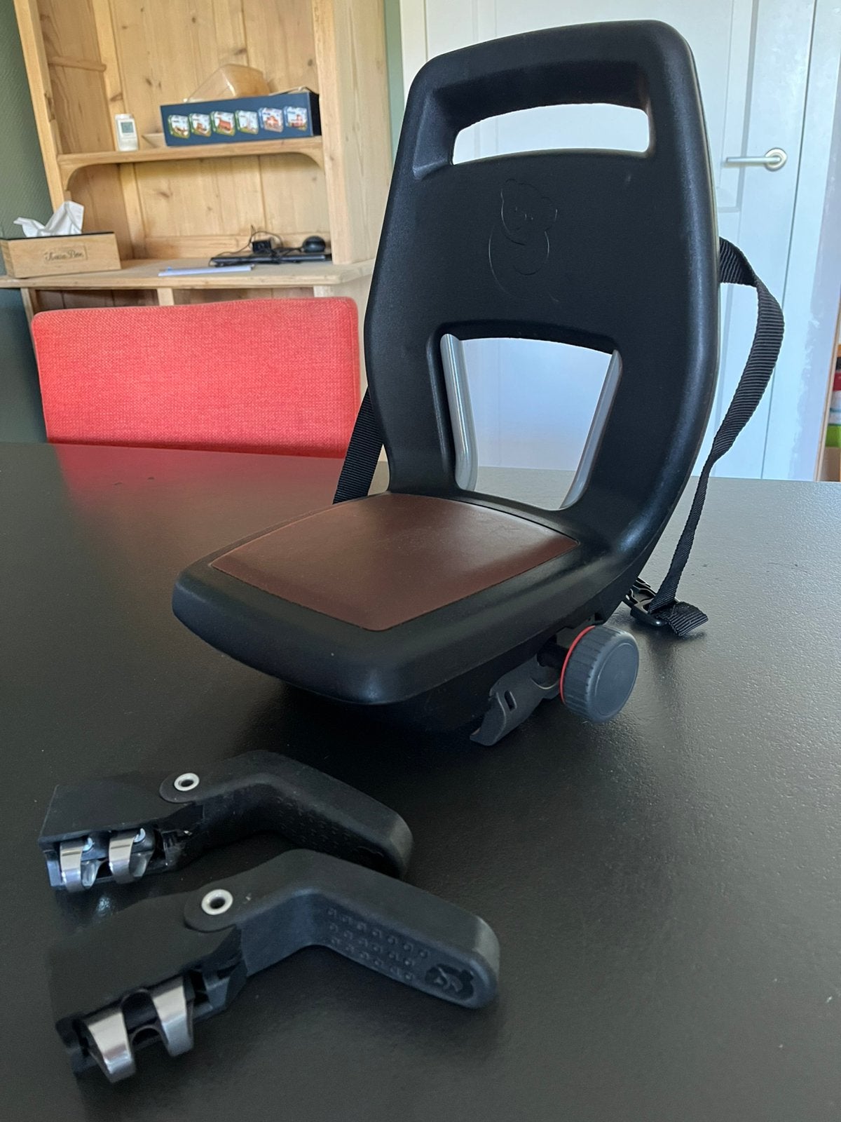 Qibbel achterzitje fiets, Fietsen en Brommers, Fietsaccessoires | Fietsstoeltjes, Ophalen, Achterzitje, 15 t/m 36 kg, Gebruikt