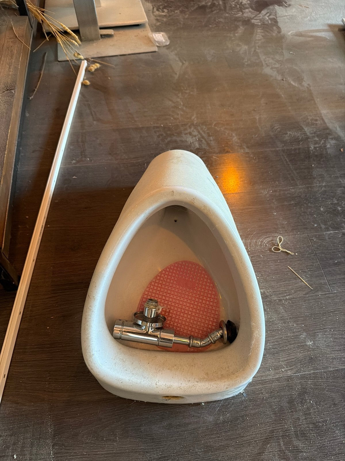 Urinoir met kraan - Gebruikt, Ophalen, Gebruikt, Chroom, Toilet