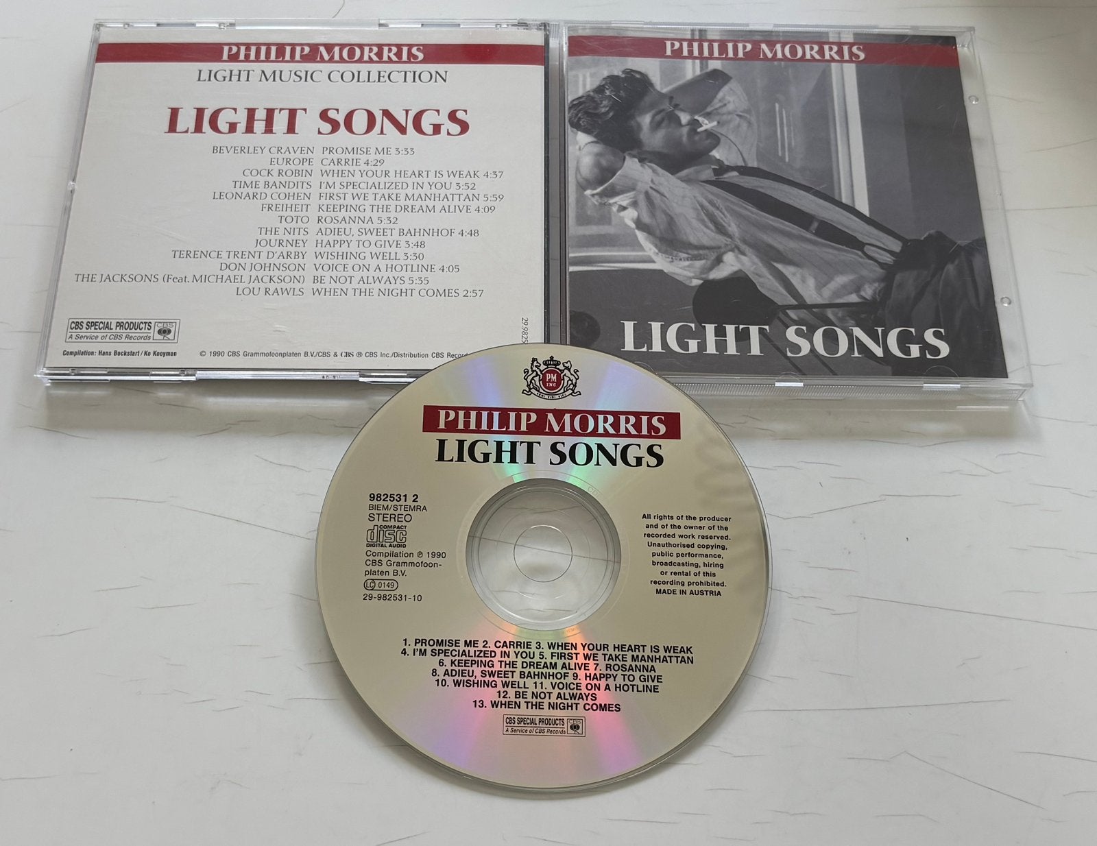 Philip Morris - Light songs, Ophalen of Verzenden, Zo goed als nieuw, Pop