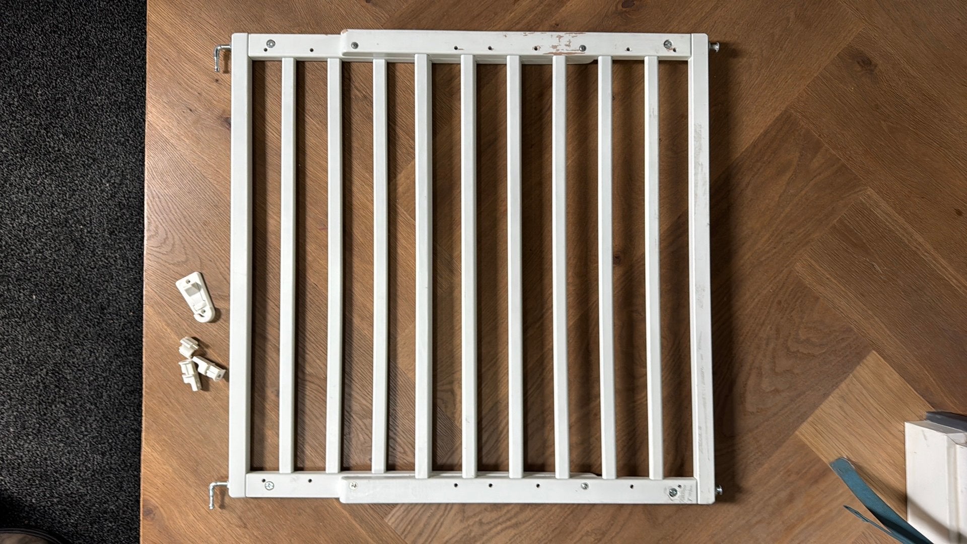 Traphekje - gratis af te halen, Ophalen, 100 tot 115 cm, Zo goed als nieuw, Schroefhekje