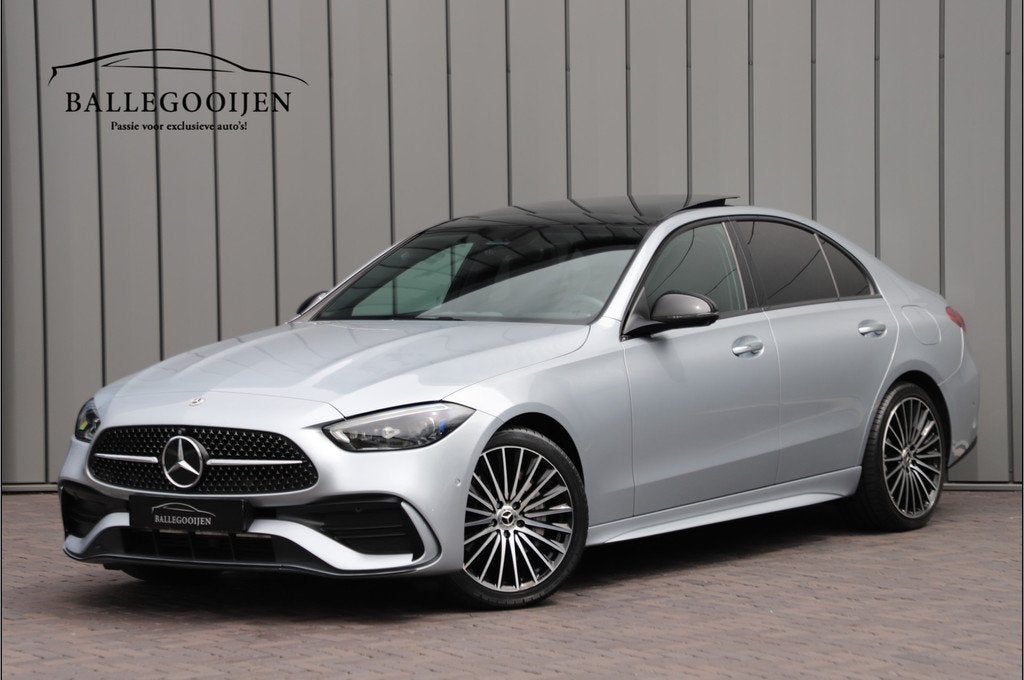 Mercedes-Benz C-Klasse 300e AMG | 313PK | Pano | Head-up | K, Automaat, 12 maanden, Achterwielaandrijving, Gebruikt