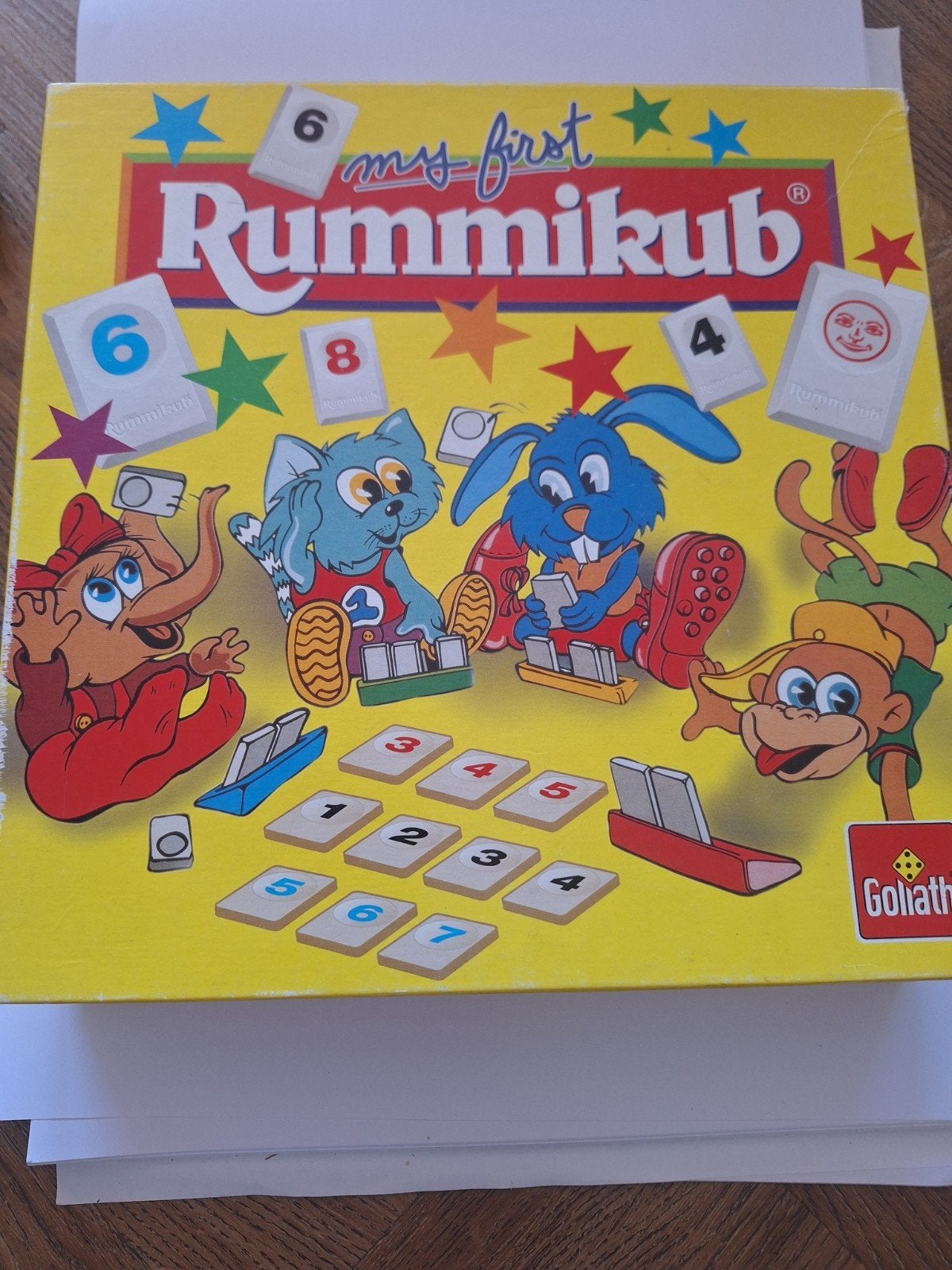 My First Rummikub - Educatief Cijferspel voor Kinderen, Drie of vier spelers, Ophalen of Verzenden, Gebruikt, Goliath